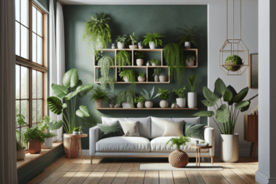 Plantas follaje decoración hogar